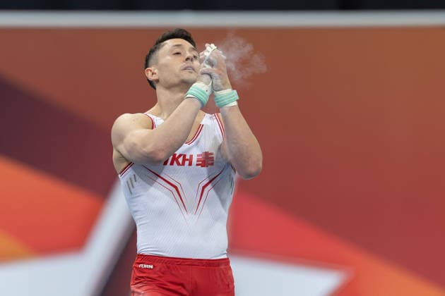 Deutsche Meisterschaften im Gerätturnen 2026, Gerätfinals Andreas Toba (Turn-Klubb zu Hannover). Deutsche Meisterschaften im Gerätturnen, Gerätfinals, am 26. Juli 2026 in der ZAG-Arena in Hannover., Hannover Niedersachsen Deutschland ZAG Arena *** 2026 German Artistic Gymnastics Championships, Apparatus Finals, Andreas Toba Turn Klubb zu Hannover German Artistic Gymnastics Championships, Apparatus Finals, on July 26, 2026, at the ZAG Arena in Hanover, Hanover, Lower Saxony, Germany ZAG Arena