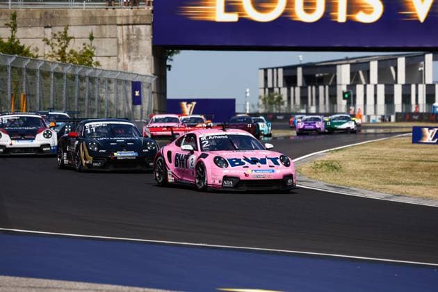 2 Marcus Amand (FIN, BWT Lechner Racing), 11 Chester Kieffer (LUX, Schumacher CLRT), Porsche Mobil 1 Supercup at Hungaroring on July 26, 2026 in Budapest, Hungary. (Photo by HOCH ZWEI) Budapest Hungary *** 2 Marcus Amand (FIN), BWT Lechner Racing, 11 Chester Kieffer (LUX), Schumacher CLRT, Porsche Mobil 1 Supercup at the Hungaroring on July 26, 2026, in Budapest, Hungary. Photo by HOCH ZWEI, Budapest, Hungary