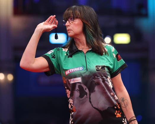 World Matchplay Darts 2026 FINAL Kirisi Viinikainen during the World Matchplay Darts Final at Winter Gardens, Blackpool, UK on 26 July 2026. Blackpool Winter Gardens UK Editorial use only , Copyright: xChrisxSargeantx PSI-24532-0008