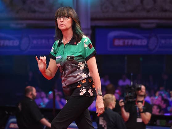 World Matchplay Darts 2026 FINAL Kirisi Viinikainen during the World Matchplay Darts Final at Winter Gardens, Blackpool, UK on 26 July 2026. Blackpool Winter Gardens UK Editorial use only , Copyright: xChrisxSargeantx PSI-24532-0017