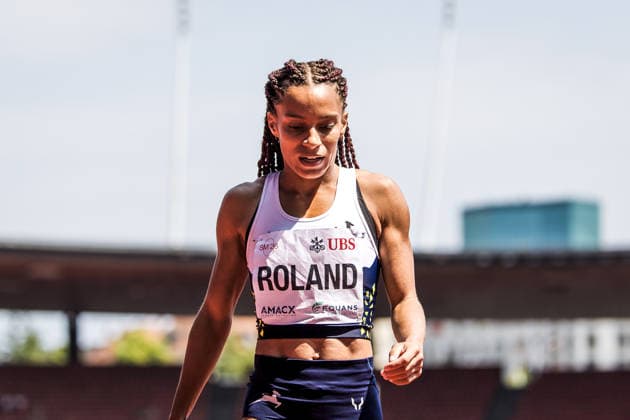 Swiss Athletics Championships, 26.07.2026 ZURICH, SWITZERLAND - JULY 26: Melanie Roland (CA Belfaux) after the 400 m at the Swiss Athletics Championships on July 26, 2026 in Zurich, Switzerland. *** Swiss Athletics Championships, July 26, 2026, Zurich, Switzerland. Melanie Roland of CA Belfaux after the 400-meter race at the Swiss Athletics Championships on July 26, 2026, in Zurich, Switzerland Copyright: xBEAUTIFULxSPORTS UlfxSchillerx