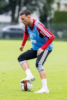 ST. JOHANN IN TIROL, AUSTRIA - JULY 26: Said El Mala (1. FC Koeln, 13) controls the ball during a training session at trainings camp in Kitzbuehel of season 2026 27 at Koasastadion on July 26, 2026 in St. Johann in Tirol, Austria. Austria Copyright: xSteffiexWunderlx