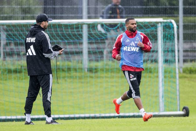 ST. JOHANN IN TIROL, AUSTRIA - JULY 26: Linton Maina (1. FC Koeln, 37) running during a training session at trainings camp in Kitzbuehel of season 2026 27 at Koasastadion on July 26, 2026 in St. Johann in Tirol, Austria. Austria Copyright: xSteffiexWunderlx