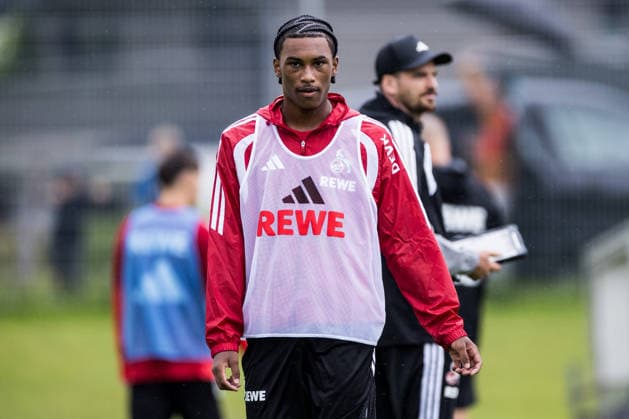 ST. JOHANN IN TIROL, AUSTRIA - JULY 26: Reigan Heskey (1. FC Koeln, 11) during a training session at trainings camp in Kitzbuehel of season 2026 27 at Koasastadion on July 26, 2026 in St. Johann in Tirol, Austria. Austria Copyright: xSteffiexWunderlx