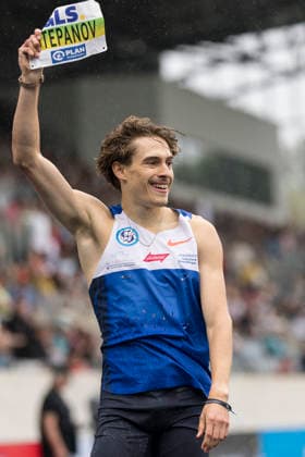 Deutsche Leichtathletik-Meisterschaften; Bochum-Wattenscheid, 26.07.2026 Alexander Stepanov (VfL Sindelfingen) gewinnt die 800m und ist Deutscher Meister; Deutsche Leichtathletik-Meisterschaften am 26.07.2026 im Lorheide-Stadion, Bochum-Wattenscheid (Nordrhein-Westfalen). *** German Track and Field Championships, Bochum-Wattenscheid, July 26, 2026: Alexander Stepanov of VfL Sindelfingen wins the 800m and is crowned German champion at the German Track and Field Championships on July 26, 2026, at Lorheide Stadium in Bochum-Wattenscheid, North Rhine-Westphalia Copyright: xBEAUTIFULxSPORTS AxelxKohringx