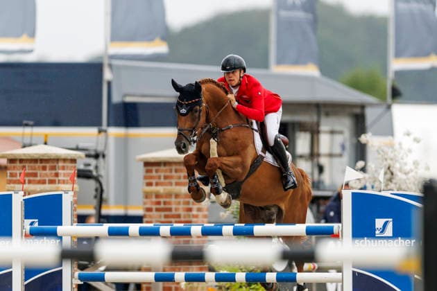 HAGEN a.T.W. - FEI Jumping European Championship, EM, Europameisterschaft Children, Juniors and Young Rider 2026, HAGEN a.T.W. - FEI Jumping European Championship Children, Juniors and Young Rider 2026 TILLMANN Lennard (GER), Veltiner 3 J-I - CH-EU-J-S - Juniors - Individuals Final Individuals over two rounds - First ROUND Hagen a.T.W., Reitanlage Haunhorst 26. July 2026 - *** HAGEN a T W FEI Jumping European Championship for Children, Juniors, and Young Riders 2026, HAGEN a T W FEI Jumping European Championship for Children, Juniors and Young Riders 2026 TILLMANN Lennard GER, Veltiner 3 J I CH EU J S Juniors Individuals Final (Individuals over two rounds) First ROUND Hagen a T W, Haunhorst Equestrian Center, July 26, 2026