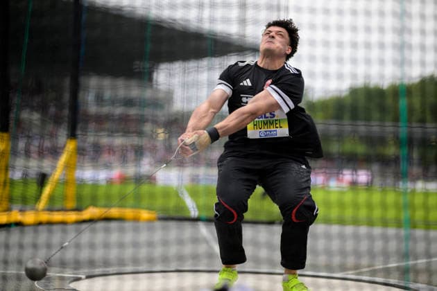 HUMMEL Merlin, Aktion. Finale Hammwerfen der Männer, am 26.07.2026 Leichtathletik Deutschen Meisterschaften vom 25.07.- 26.07.2026 in Bochum-Wattenscheid Deutschland. Lohrheidestadion *** HUMMEL Merlin, Men s Hammer Throw Final, on July 26, 2026, at the German Track and Field Championships held July 25–26, 2026, in Bochum-Wattenscheid, Germany, at Lohrheidestadion