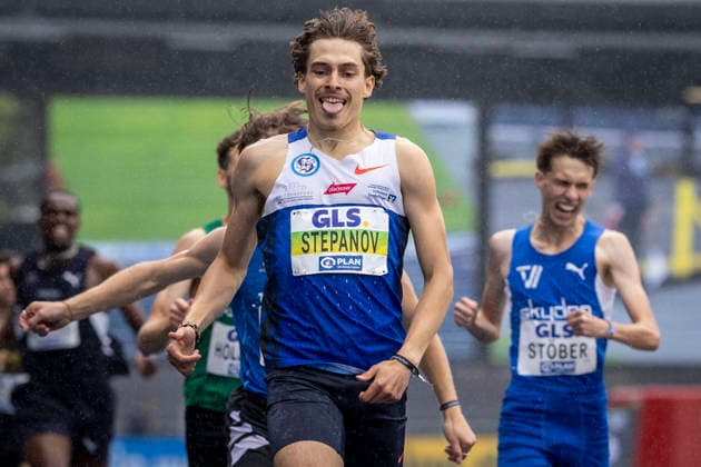 Deutsche Leichtathletik-Meisterschaften; Bochum-Wattenscheid, 26.07.2026 Deutscher Meister über 800m: Alexander Stepanov (VfL Sindelfingen); Deutsche Leichtathletik-Meisterschaften am 26.07.2026 im Lorheide-Stadion, Bochum-Wattenscheid (Nordrhein-Westfalen). *** German Track and Field Championships, Bochum Wattenscheid, July 26, 2026; German 800-meter Champion: Alexander Stepanov, VfL Sindelfingen; German Track and Field Championships on July 26, 2026, at Lorheide Stadium, Bochum-Wattenscheid, North Rhine-Westphalia Copyright: xBEAUTIFULxSPORTS LeahxKohringx