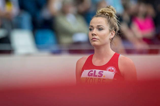Deutsche Leichtathletik-Meisterschaften; Bochum-Wattenscheid, 26.07.2026 Smilla Kolbe (Eintracht Frankfurt e.V.), 800m; Deutsche Leichtathletik-Meisterschaften am 26.07.2026 im Lorheide-Stadion, Bochum-Wattenscheid (Nordrhein-Westfalen). *** German Track and Field Championships, Bochum Wattenscheid, July 26, 2026; Smilla Kolbe, Eintracht Frankfurt e.V., 800m; German Track and Field Championships on July 26, 2026, at Lorheide Stadium, Bochum-Wattenscheid, North Rhine-Westphalia Copyright: xBEAUTIFULxSPORTS AxelxKohringx