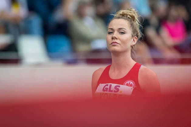 Deutsche Leichtathletik-Meisterschaften; Bochum-Wattenscheid, 26.07.2026 Smilla Kolbe (Eintracht Frankfurt e.V.), 800m; Deutsche Leichtathletik-Meisterschaften am 26.07.2026 im Lorheide-Stadion, Bochum-Wattenscheid (Nordrhein-Westfalen). *** German Track and Field Championships, Bochum Wattenscheid, July 26, 2026; Smilla Kolbe, Eintracht Frankfurt e.V., 800m; German Track and Field Championships on July 26, 2026, at Lorheide Stadium, Bochum-Wattenscheid, North Rhine-Westphalia Copyright: xBEAUTIFULxSPORTS AxelxKohringx