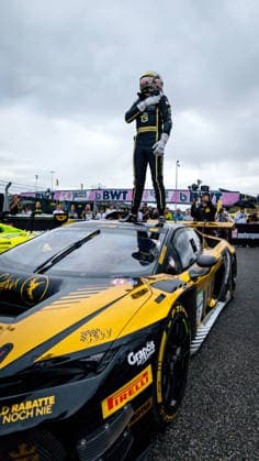 DTM, 9. + 10. Rennen Oschersleben 2026 63 Lamborghini Temerario GT3, GRT Grasser-Racing-Team: Mirko Bortolotti - picture by Gruppe C Photography Oschersleben Motorsportarena Oschersleben Deutschland Copyright: xGruppexCxPhotographyx