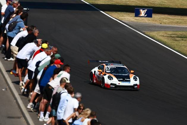 27 Matheus Ferreira (BRA, Team GP Elite), Porsche Mobil 1 Supercup at Hungaroring on July 26, 2026 in Budapest, Hungary. (Photo by HOCH ZWEI) Budapest Hungary *** 27 Matheus Ferreira (BRA), Team GP Elite, Porsche Mobil 1 Supercup at the Hungaroring on July 26, 2026, in Budapest, Hungary. Photo by HOCH ZWEI, Budapest, Hungary