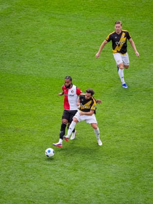 Friendly: Feyenoord Rotterdam v Rayo Vallecano Rotterdam - Jeremiah St. Juste of Feyenoord during a friendly in preparation of the 2026 2027 season. The match is set between Feyenoord Rotterdam and Rayo Vallecano at De Kuip on 26 July 2026 in Rotterdam, The Netherlands. Copyright: xTomxBodex
