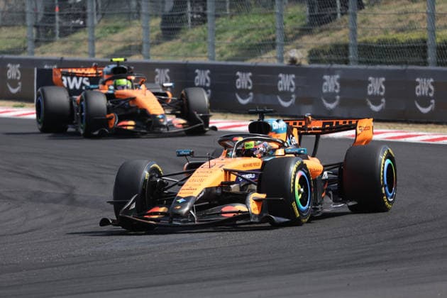 F1 Hungarian Grand Prix 2026 Oscar Piastri and Lando Norris of McLaren during the Formula 1 Hungarian Grand Prix at Hungaroring in Budapest, Hungary on July 26, 2026. Budapest Hungary  Copyright: xJakubxPorzyckix originalFilename:porzycki-f1hungar260726_npxoN.jpg