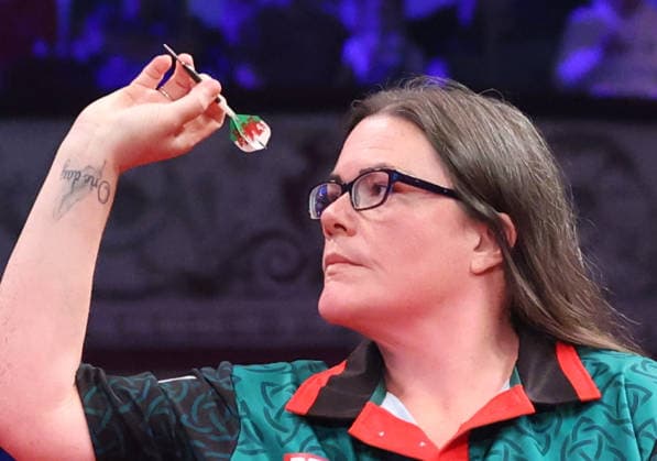 World Matchplay Darts 2026 FINAL Rhian O™Sullivan during the World Matchplay Darts Final at Winter Gardens, Blackpool, UK on 26 July 2026. Blackpool Winter Gardens UK Editorial use only , Copyright: xChrisxSargeantx PSI-24532-0052