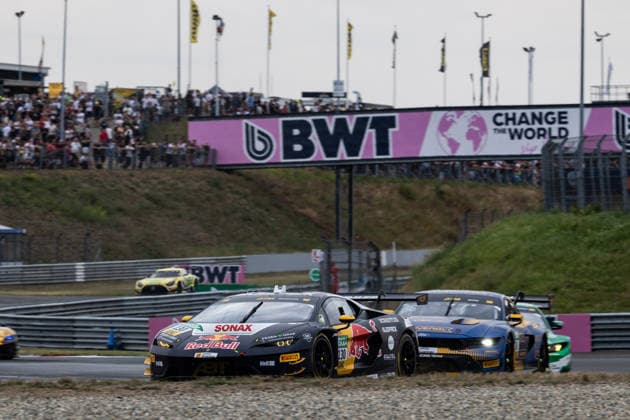 GER, DTM, 9. & 10. Lauf, Motorsport Arena Oschersleben 26.07.2026, Motorsport Arena, Oschersleben, GER, DTM, 9. & 10. Lauf, Motorsport Arena Oschersleben Luca Engstler, Team Abt Lamborghini Temerario GT3 Â Foto: Alexander Trienitz Oschersleben Motorsport Arena Sachsen-Anhalt Deutschland *** GER, DTM, Round 9 of 10, Motorsport Arena Oschersleben, July 26, 2026, Motorsport Arena, Oschersleben, GER, DTM, Round 9 of 10, Motorsport Arena Oschersleben Luca Engstler, Team Abt Lamborghini Temerario GT3 Photo by Alexander Trienitz Oschersleben Motorsport Arena Saxony-Anhalt Germany