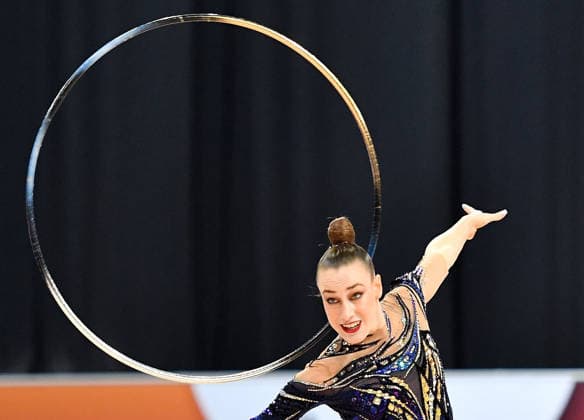 26.07.2026, xhbx, Turnen Rhythmische Sportgymnastik, Deutsche Meisterschaften 2026 v.l. Darja Varfolomeev (TSV Schmiden 1902) Übungen mit dem Reifen (DFL DFB REGULATIONS PROHIBIT ANY USE OF PHOTOGRAPHS as IMAGE SEQUENCES and or QUASI-VIDEO) Hannover *** July 26, 2026, xhbx, Gymnastics, Rhythmic Gymnastics, 2026 German Championships v l Darja Varfolomeev TSV Schmiden 1902 Hoop Routine DFL DFB REGULATIONS PROHIBIT ANY USE OF PHOTOGRAPHS as IMAGE SEQUENCES and or QUASI-VIDEO Hannover