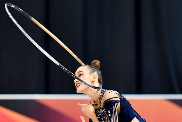 26.07.2026, xhbx, Turnen Rhythmische Sportgymnastik, Deutsche Meisterschaften 2026 v.l. Darja Varfolomeev (TSV Schmiden 1902) Übungen mit dem Reifen (DFL DFB REGULATIONS PROHIBIT ANY USE OF PHOTOGRAPHS as IMAGE SEQUENCES and or QUASI-VIDEO) Hannover *** July 26, 2026, xhbx, Gymnastics, Rhythmic Gymnastics, 2026 German Championships v l Darja Varfolomeev TSV Schmiden 1902 Hoop Routine DFL DFB REGULATIONS PROHIBIT ANY USE OF PHOTOGRAPHS as IMAGE SEQUENCES and or QUASI-VIDEO Hannover