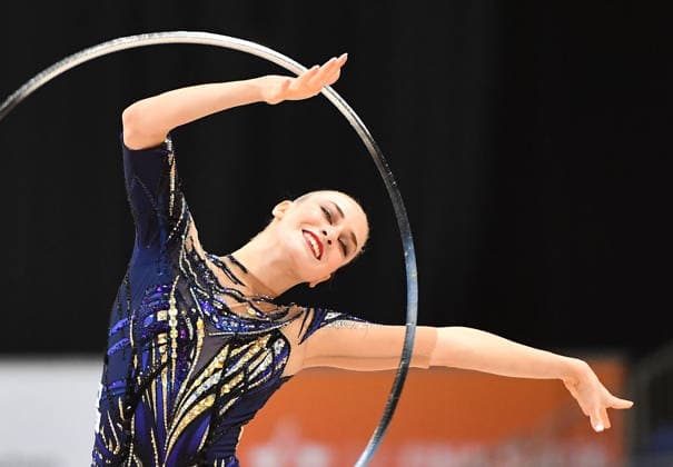 26.07.2026, xhbx, Turnen Rhythmische Sportgymnastik, Deutsche Meisterschaften 2026 v.l. Darja Varfolomeev (TSV Schmiden 1902) Übungen mit dem Reifen (DFL DFB REGULATIONS PROHIBIT ANY USE OF PHOTOGRAPHS as IMAGE SEQUENCES and or QUASI-VIDEO) Hannover *** July 26, 2026, xhbx, Gymnastics, Rhythmic Gymnastics, 2026 German Championships v l Darja Varfolomeev TSV Schmiden 1902 Hoop Routine DFL DFB REGULATIONS PROHIBIT ANY USE OF PHOTOGRAPHS as IMAGE SEQUENCES and or QUASI-VIDEO Hannover