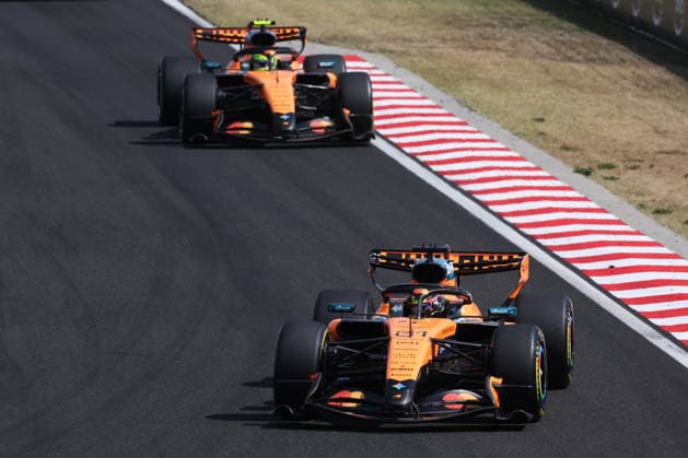 F1 Hungarian Grand Prix 2026 Oscar Piastri and Lando Norris of McLaren during the Formula 1 Hungarian Grand Prix at Hungaroring in Budapest, Hungary on July 26, 2026. Budapest Hungary  Copyright: xJakubxPorzyckix originalFilename:porzycki-f1hungar260726_npjAN.jpg