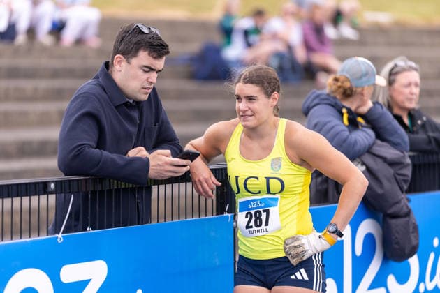 2026 Athletics Ireland National Outdoor Championships, Morton Stadium, Dublin 26 7 2026 Nicola Tuthill wins her 5th Senior title in the Women™s Hammer Throw Nicola Tuthill 26 7 2026  Copyright: xx 0U6A8127