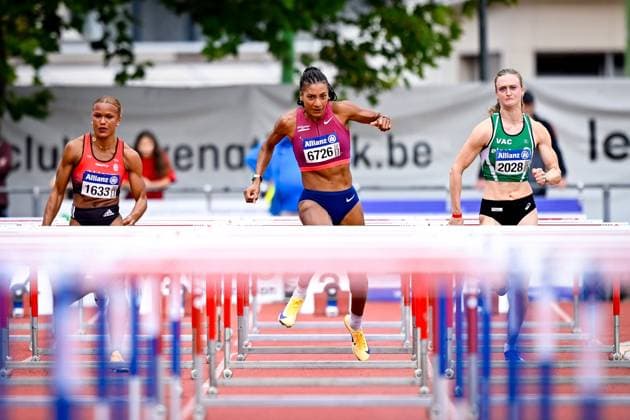 Belgian Athletics Championships day 2 - 26 07 2026 LEUVEN, BELGIUM - JULY 26 : Thiam Nafissatou during day 2 of the Allianz Belgian Athletics Championships on July 26, 2026 in Leuven, Belgium, 26 07 2026  Copyright: xTomasxSiskx