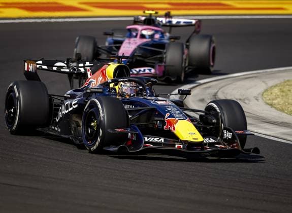 BUDAPEST - Max Verstappen (Red Bull Racing) during the race at the Hungaroring for the Hungarian Grand Prix. SANDER KONING ANP xVIxANPxSportx xxANPxIVx 564338488 originalFilename: 564338488.jpg