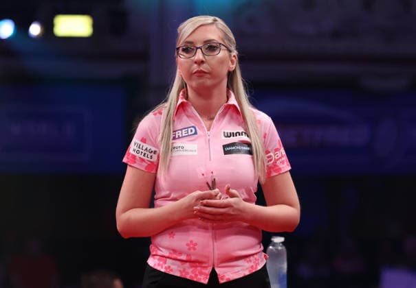World Matchplay Darts 2026 FINAL Fallon Sherrock during the World Matchplay Darts Final at Winter Gardens, Blackpool, UK on 26 July 2026. Blackpool Winter Gardens UK Editorial use only , Copyright: xChrisxSargeantx PSI-24532-0073
