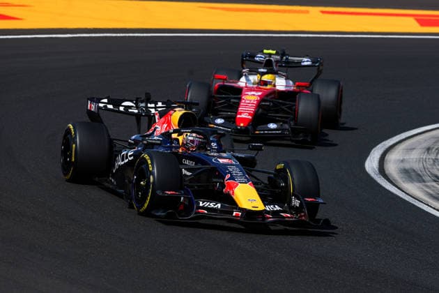 F1 - HUNGARIAN GRAND PRIX 2026 03 VERSTAPPEN Max (nld), Red Bull Racing Ford RB22, action during the Formula 1 Hungarian Grand Prix 2026, 11th round of the 2026 Formula One World Championship, WM, Weltmeisterschaft from July 24 to 26, 2026 on the Hungaroring, in Mogyorod near Budapest, Hungary -  Copyright: xFLORENTxGOODENx