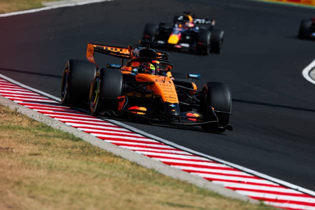F1 - HUNGARIAN GRAND PRIX 2026 81 PIASTRI Oscar (aus), McLaren F1 Team MCL40, action during the Formula 1 Hungarian Grand Prix 2026, 11th round of the 2026 Formula One World Championship, WM, Weltmeisterschaft from July 24 to 26, 2026 on the Hungaroring, in Mogyorod near Budapest, Hungary -  Copyright: xFLORENTxGOODENx