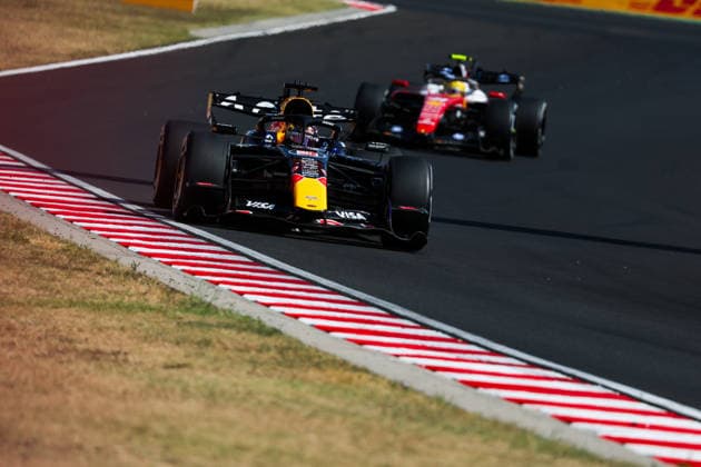 F1 - HUNGARIAN GRAND PRIX 2026 03 VERSTAPPEN Max (nld), Red Bull Racing Ford RB22, action during the Formula 1 Hungarian Grand Prix 2026, 11th round of the 2026 Formula One World Championship, WM, Weltmeisterschaft from July 24 to 26, 2026 on the Hungaroring, in Mogyorod near Budapest, Hungary -  Copyright: xFLORENTxGOODENx