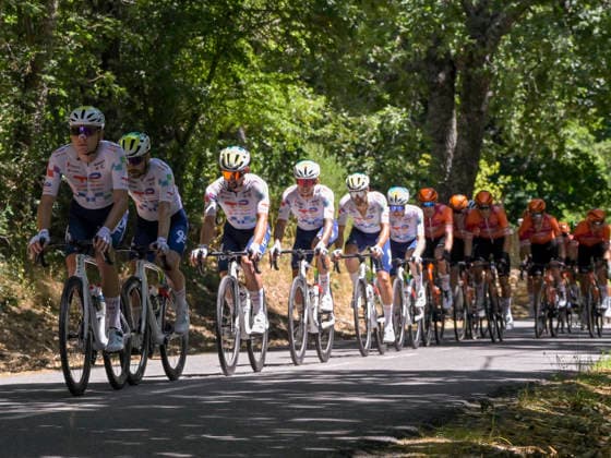 July 26, 2026, Zamora, Robleda - Cervantes, Spain: Professional cyclists at the 40th edition of the Clasica Castilla y Leon on July 2, 2026, in Madrid, Spain. 40th Edition Of The Clasica Castilla Y Leon (07.26.26)  - ZUMAc312 20260726_zsp_c312_059 Copyright: xOscarxManuelxSanchezx