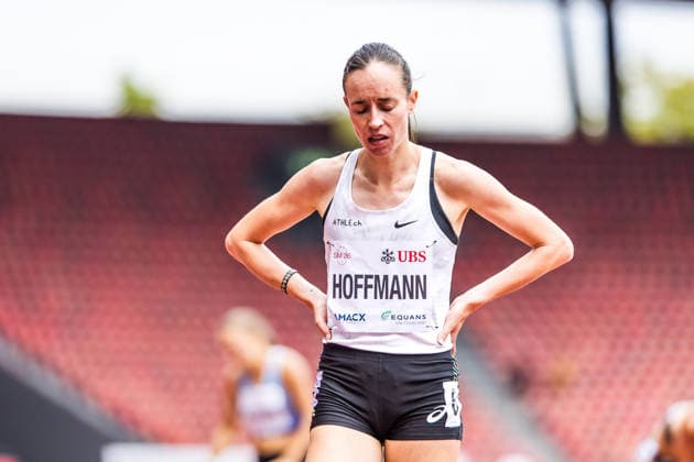 Swiss Athletics Championships, 26.07.2026 ZURICH, SWITZERLAND - JULY 26: Lore Hoffmann (ATHLE.ch) disappointed after the final of the womens 800 m at the Swiss Athletics Championships on July 26, 2026 in Zurich, Switzerland. *** Swiss Athletics Championships, July 26, 2026, ZURICH, SWITZERLAND July 26: Lore Hoffmann (ATHLE ch) was disappointed after the final of the women s 800 m at the Swiss Athletics Championships on July 26, 2026, in Zurich, Switzerland Copyright: xBEAUTIFULxSPORTS UlfxSchillerx