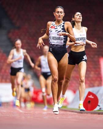 Swiss Athletics Championships, 26.07.2026 ZURICH, SWITZERLAND - JULY 26: Valentina Rosamilia (BTV Aarau Athletics) and Veronica Vancardo (CA Fribourg) finish second and third in the womens 800 m at the Swiss Athletics Championships on July 26, 2026 in Zurich, Switzerland. *** Swiss Athletics Championships, July 26, 2026, ZURICH, SWITZERLAND JULY 26 Valentina Rosamilia of BTV Aarau Athletics and Veronica Vancardo of CA Fribourg finished second and third in the women’s 800 m at the Swiss Athletics Championships on July 26, 2026, in Zurich, Switzerland Copyright: xBEAUTIFULxSPORTS UlfxSchillerx
