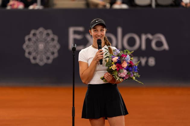 Tamara Korpatsch (GER) Interview nach Sieg Spielende, GER, Anna Bondar vs Tamara Korpatsch, Tennis, MSC Hamburg Ladies Open WTA, Tennis Damen 250, Finale, 26.07.2026 GER, Anna Bondar vs Tamara Korpatsch, Tennis, MSC Hamburg Ladies Open WTA 250, Finale, 26.07.2026 Hamburg *** Tamara Korpatsch (GER) Post-Match Interview, GER, Anna Bondar vs. Tamara Korpatsch, Tennis, MSC Hamburg Ladies Open WTA 250, Final, July 26, 2026, GER, Anna Bondar vs. Tamara Korpatsch, Tennis, MSC Hamburg Ladies Open WTA 250, Final, July 26, 2026, Hamburg Copyright: xEibner-Pressefoto MaxxVincenx EP_MVN