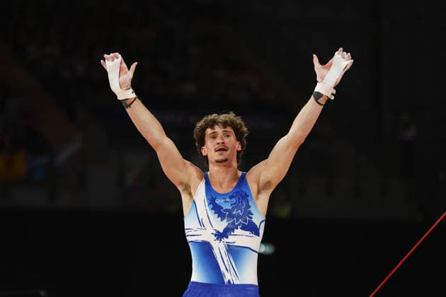 July 26, 2026, Glasgow, Scotland, Great Britain: REUBEN WARD of Scotland reacts after his performance at the horizontal bar of the Artistic Gymnastics Men s All-Around Final of the Commonwealth Games Glasgow 2026 at the Tollcross International Swimming Centre in Glasgow, Scotland Glasgow Great Britain - ZUMAc179 20260726_zep_c179_007 Copyright: xMickaelxChavetx