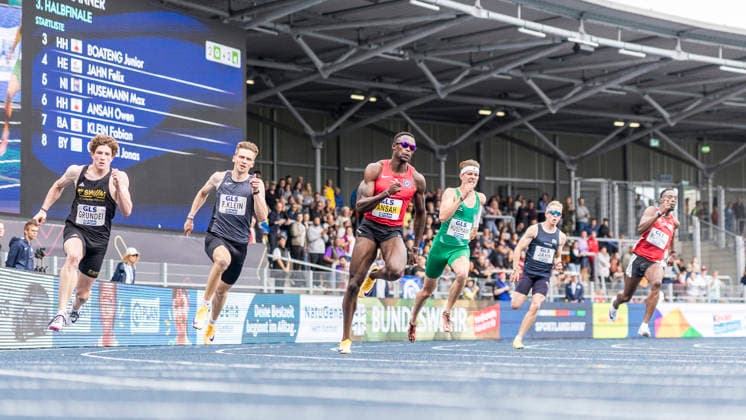Deutsche Leichtathletik-Meisterschaften; Bochum-Wattenscheid, 26.07.2026 Katharina Maisch (LV 90 Erzgebirge), Kugelstossen; Deutsche Leichtathletik-Meisterschaften am 26.07.2026 im Lorheide-Stadion, Bochum-Wattenscheid (Nordrhein-Westfalen). *** German Track and Field Championships, Bochum Wattenscheid, July 26, 2026; Katharina Maisch, LV 90 Erzgebirge, shot put; German Track and Field Championships on July 26, 2026, at Lorheide Stadium, Bochum-Wattenscheid, North Rhine-Westphalia Copyright: xBEAUTIFULxSPORTS AxelxKohringx