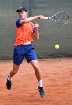 Tennis 1. Herren Bundesliga Saison 2026 TC Bredeney - Kölner THC Stadion Rot-Weiss am 26.07.2026 am Zeißbogen in Essen Guy den Ouden ( TC Bredeney ) Nordrhein-Westfalen Deutschland *** Men s Tennis 1 Bundesliga, 2026 Season, TC Bredeney vs. Kölner THC, Rot Weiss Stadium, July 26, 2026, at Zeißbogen in Essen, Guy den Ouden, TC Bredeney, North Rhine-Westphalia, Germany