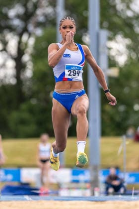2026 Athletics Ireland National Outdoor Championships, Morton Stadium, Dublin 26 7 2026 Elizabeth Ndudi competing in in the Women™s Long Jump Final Elizabeth Ndudi 26 7 2026  Copyright: xx 0U6A8179
