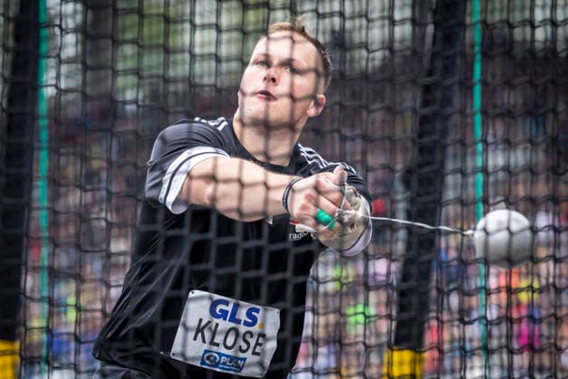 Deutsche Leichtathletik-Meisterschaften; Bochum-Wattenscheid, 26.07.2026 Deutscher Meister im Diskuswurf: Sören Klose (Eintracht Frankfurt e.V.); Deutsche Leichtathletik-Meisterschaften am 26.07.2026 im Lorheide-Stadion, Bochum-Wattenscheid (Nordrhein-Westfalen). *** German Track and Field Championships, Bochum Wattenscheid, July 26, 2026; German Champion in the discus throw: Sören Klose, Eintracht Frankfurt e.V.; German Track and Field Championships on July 26, 2026, at Lorheide Stadium, Bochum-Wattenscheid, North Rhine-Westphalia Copyright: xBEAUTIFULxSPORTS LeahxKohringx
