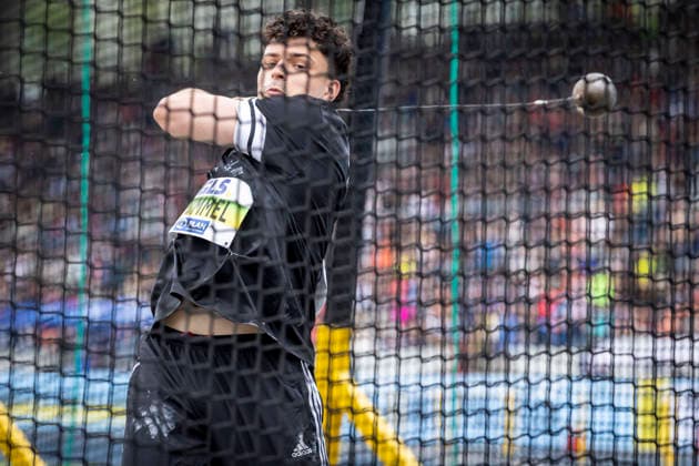 Deutsche Leichtathletik-Meisterschaften; Bochum-Wattenscheid, 26.07.2026 Merlin Hummel (Eintracht Frankfurt e.V.) im Diskuswurf; Deutsche Leichtathletik-Meisterschaften am 26.07.2026 im Lorheide-Stadion, Bochum-Wattenscheid (Nordrhein-Westfalen). *** German Track and Field Championships, Bochum-Wattenscheid, July 26, 2026: Merlin Hummel of Eintracht Frankfurt e.V. in the discus throw at the German Track and Field Championships on July 26, 2026, at Lorheide Stadium, Bochum-Wattenscheid, North Rhine-Westphalia Copyright: xBEAUTIFULxSPORTS LeahxKohringx