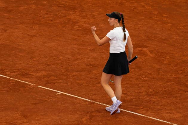 Tamara Korpatsch (GER) im Bild, Jubel, Freude, Emotion, Geste, GER, Anna Bondar vs Tamara Korpatsch, Tennis, MSC Hamburg Ladies Open WTA, Tennis Damen 250, Finale, 26.07.2026 GER, Anna Bondar vs Tamara Korpatsch, Tennis, MSC Hamburg Ladies Open WTA 250, Finale, 26.07.2026 Hamburg *** Tamara Korpatsch (GER) in the photo, celebration, joy, emotion, gesture, GER, Anna Bondar vs. Tamara Korpatsch, tennis, MSC Hamburg Ladies Open WTA 250, final, July 26, 2026, GER, Anna Bondar vs. Tamara Korpatsch, tennis, MSC Hamburg Ladies Open WTA 250, final, July 26, 2026, Hamburg Copyright: xEibner-Pressefoto MaxxVincenx EP_MVN