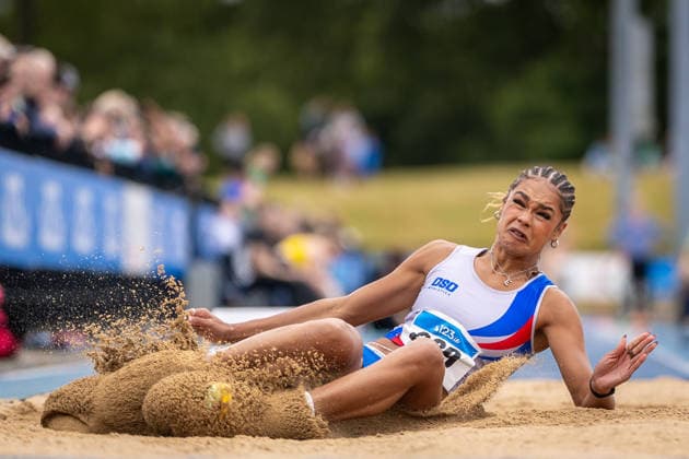 2026 Athletics Ireland National Outdoor Championships, Morton Stadium, Dublin 26 7 2026 Elizabeth Ndudi competing in in the Women™s Long Jump Final Elizabeth Ndudi 26 7 2026  Copyright: xx 0U6A8220