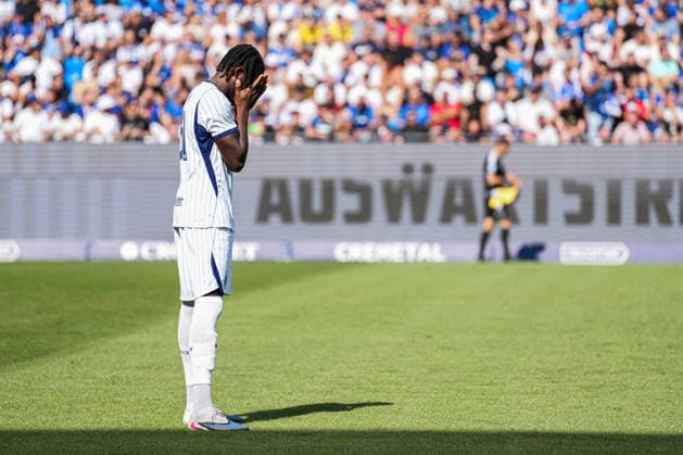 Freundschaftsspiel: Karlsruher SC vs FC Internazionale Milano, 26.07.2026 Yann Bisseck (FC Internaziolane Milano, 31) Freundschaftsspiel: Karlsruher SC vs FC Internazionale Milano, BBBank Wildpark Karlsruhe, 26.07.2026 DFB DFL REGULATIONS PROHIBIT ANY USE OF PHOTOGRAPHS AS IMAGE SEQUENCES AND OR QUASI-VIDEO. *** Friendly Match: Karlsruher SC vs. FC Internazionale Milano, July 26, 2026 Yann Bisseck, FC Internazionale Milano, 31 Friendly Match: Karlsruher SC vs. FC Internazionale Milano, BBBank Wildpark Karlsruhe, July 26, 2026 DFB and DFL regulations prohibit any use of photographs as image sequences and or quasi-video Copyright: xBEAUTIFULxSPORTS Boscox