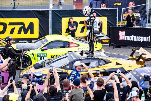 DTM, 9. + 10. Rennen Oschersleben 2026 63 Lamborghini Temerario GT3, GRT Grasser-Racing-Team: Mirko Bortolotti - picture by Gruppe C Photography Oschersleben Motorsportarena Oschersleben Deutschland Copyright: xGruppexCxPhotographyx