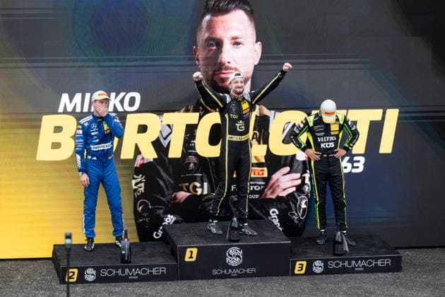 DTM, 9. + 10. Rennen Oschersleben 2026 63 Lamborghini Temerario GT3, GRT Grasser-Racing-Team: Mirko Bortolotti - picture by Gruppe C Photography Oschersleben Motorsportarena Oschersleben Deutschland Copyright: xGruppexCxPhotographyx