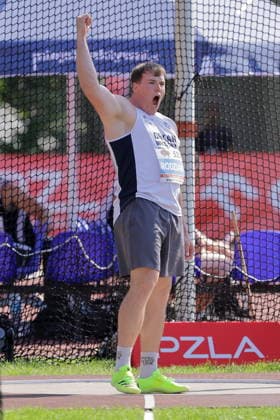 Bialystok 26.07.2026 LEKKOATLETYKA 102. PZLA MISTRZOSTWA POLSKI SENIOROW LEKKOATLETYKA LEKKA ATLETYKA 102. ATHLETICS POLISH NATIONAL OUTDOOR CHAMPIONSHIPS NZ RODZIK DAMIAN RADOSC CELEBRATE HAPPINESS FOT. MACIEJ GILEWSKI 058SPORT.PL NEWSPIX.PL --- newspix.pl 