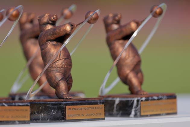 Bialystok 26.07.2026 LEKKOATLETYKA 102. PZLA MISTRZOSTWA POLSKI SENIOROW LEKKOATLETYKA LEKKA ATLETYKA 102. ATHLETICS POLISH NATIONAL OUTDOOR CHAMPIONSHIPS NZ NAGRODY DETAL SZCZEGOL DETAIL FOT. MACIEJ GILEWSKI 058SPORT.PL NEWSPIX.PL --- newspix.pl 