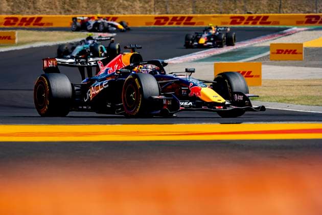 BUDAPEST - Formula 1 driver Max Verstappen of Oracle Red Bull Racing during the Formula 1 Hungary at the Hungaroring circuit on July 26, 2026 in Budapest, Hungary. (Photo by DeFodi Images) - *** BUDAPEST: Formula 1 driver Max Verstappen of Oracle Red Bull Racing during the Formula 1 Hungarian Grand Prix at the Hungaroring circuit on July 26, 2026, in Budapest, Hungary. Photo by DeFodi Images