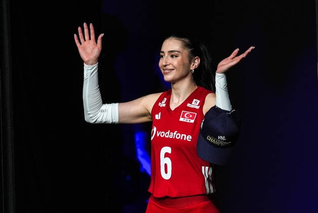 Turkiye win 2nd Women’s Nations League title with victory over Brazil MACAO, CHINA - JULY 26: Saliha Sahin (6) of Turkiye celebrates after winning the 2026 FIVB Volleyball Nations League (VNL) women s final match against Brazil at the East Asian Games Dome in Macao, China, on July 26, 2026. Turkiye’s national women’s volleyball team defeated Brazil 3-1 in the 2026 FIVB Volleyball Nations League final to win the tournament for the second time in their history. Dilara Irem Sancar Anadolu Macao China. Editorial use only. Please get in touch for any other usage.  Copyright: x2026xAnadoluxDilaraxIremxSancarx